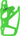 MSW PC-110 Composite Bottle Cage Neon Green