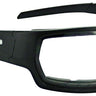 Mountain Shades Roscoe Safety Glasses - Matte Black Clear Lens