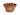Nantucket Lightship Oval Stained Basket