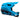 7iDP Project 23 Fiber Glass Full Face Helmet Blue/Black S 55 - 56cm