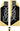 RockShox Fork Decal Kit - Lyrik Ultimate Flight Attendant 27.5"/29" Matte Silver Foil For Gloss BLK 2023+