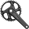 Shimano CUES FC-U6030-1 Crankset - 170mm 9/10/11-Speed 40t Asymmetric 110 BCD BLK