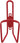 Planet Bike Alloy 6.2mm Water Bottle Cage - Aluminum Red