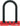 Abus Ultimate U-Lock - x 5.5" Keyed Black Includes Bracket