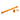 Burgtec Propain 175mm Rear Axle - Iron Bro Orange