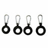 SET OF 4 RINGS WITH CARIBINER CLIPS - Gio's Outdoors