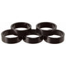 Wheels Mfg Aluminum Headset Spacer 1-1/8" 10mm 100/Count Black