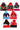 Christmas Festive Single Pom Cuffed Beanie - Gio's Outdoors -Cap Zone