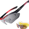 ROCKBROS-Slim Polarised Sports Sunglasses With 4 Interchangeable Lens Cycling Glasses UV400 - Gio's Outdoors -ROCKBROSUSA