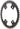 Wolf Tooth Shimano 110 Asymmetric BCD Chainring - 44t 110 Asymmetric BCD 4-Bolt Drop-Stop A For Shimano Cranks BLK