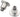 45NRTH Concave Carbide Aluminum Tire Studs - Pack of 25