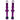 Hold Fast Cycling Tubeless Valve Stem 42mm (Pair) - Purple