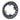 absoluteBLACK Premium Oval Road Chainring 4x110BCD 50T - Black
