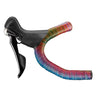 Ciclovation Halo Touch Handlebar Tape Rainbow w/Blk Plugs