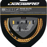 Jagwire Road Elite Link Brake Cable Kit SRAM/Shimano Ultra-Slick Uncoated Cables Gold