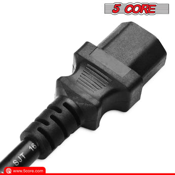 5Core AC Power Extension Cord 10Ft 3 Prong Adapter Polarized - Gio's Outdoors