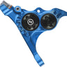 Hope RX4+ Disc Brake Caliper - Front Flat Mount Direct +20mm Mineral Oil Type Blue