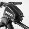 ROCKBROS Cycling Bike Top Front Tube Bag Waterproof Big Capacity Cycling Frame Bag Black - Gio's Outdoors -ROCKBROSUSA
