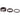 Spank Headset Spacer Kit 3/6/12mm Set - Black