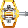 HT Components T2 Pedals - Dual Sided Clipless Platform Aluminum 9/16" Orange