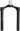 RockShox CSU Bluto Solo Air 26" 51 Offset Aluminum Taper Diffusion Black A1