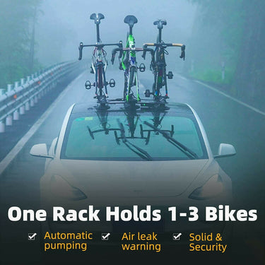 ROCKBROS Electric Suction Cup Roof Rack for 1-3 Bikes - Gio's Outdoors -ROCKBROSUSA