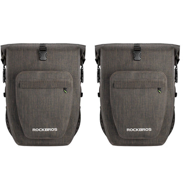 ROCKBROS Pro Cycling Saddlebag in Grey or Black - Single/Pair - Gio's Outdoors -ROCKBROSUSA
