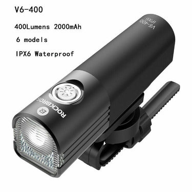 ROCKBROS Front Bike Light 400/800 Lumens V6-400/800 - Gio's Outdoors -ROCKBROSUSA