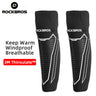 ROCKBROS Warm Knee Pads Winter Leg Covers Fleece Thermal Windproof Reflective - Gio's Outdoors -ROCKBROSUSA
