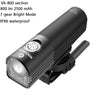 ROCKBROS Front Bike Light 400/800 Lumens V6-400/800 - Gio's Outdoors -ROCKBROSUSA