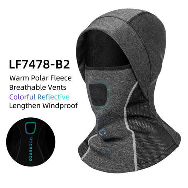 ROCKBROS Face Mask Climbing Hiking Fleece Thermal Windproof Cycling Headwear - Gio's Outdoors -ROCKBROSUSA