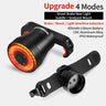 ROCKBROS Q5 Smart Brake & Tail Light - USB Rechargeable, Waterproof - Gio's Outdoors -ROCKBROSUSA