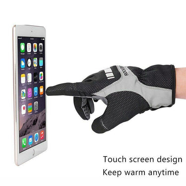 ROCKBROS Winter Touch Screen Gloves Snowboard GlovesThermal Glove waterproof-S173BGR - Gio's Outdoors -ROCKBROSUSA