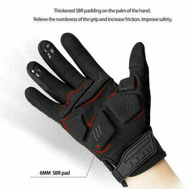 ROCKBROS Winter Riding Cold  Warm Motorcycle Gloves Bicycle Gloves Touchscreen-S210 - Gio's Outdoors -ROCKBROSUSA
