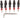 SRAM Red/Force AXS 2-Pc Disc Brake Hose Fitting Kit - 5 Threaded Hose Barbs 5 Compression Nuts 5 Boots Red Comp Olives 1 T8 Torx