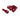 Reverse Disc Brake Caliper Bolts M6x18 4/Pack - Red