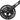 Samox AF26 Crankset - 170mm 9-Speed 44/32/22t 104/64 BCD JIS Square Taper Spindle Interface Spindle Bolts Sold Separate BLK