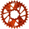 Wheels Manufacturing Direct Mount Chainring - 32t SRAM 3-Bolt Direct Mount 3mm Offset Compatible Hyperglide+ Chain Orange