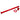 Burgtec Trek 184.5mm Rear Axle Race Red