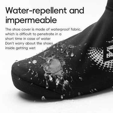 ROCKBROS Winter Cycling Shoe Covers, Thermal Windproof, Water-Resistant Overshoes - Gio's Outdoors -ROCKBROSUSA