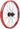 Odyssey Hazard Lite Freecoaster Rear Wheel - 20" 14 x 110mm Rim Brake LHD Freecoaster Anodized Red Clincher