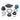 Manitou Mezzer Comp Knob Kit (Compression/Rebound/Air Cap)