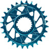 Wheels Manufacturing Direct Mount Chainring - 28t Shimano Direct Mount 1.5mm Outboard Offset HG+ Chain Compatible Teal