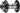 e*thirteen Sidekick Front Hub - 15 x 110mm 6-Bolt Disc BLK/Sterling Silver 28H