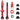Wolf Tooth Components Tubeless Valve Stem Kit Clik Valve 44mm Red