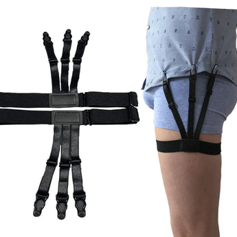 Wrinkle-Resistant Unisex European Style Shirt Clip Set