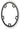 MSW Multi Speed 34t x 110mm Middle Chainring Black