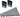 Vision Armrest Stack Riser Kit For TFA TriMax TFE Aerobars Includes Spacer Bolts – BLK