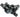 Hayes Dominion A4 Replacement Disc Brake Caliper  - 4-Piston Pads Sold Separately BLK