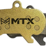 MTX Gold Label HD Disc Brake Pads - Ceramic/Kevlar Compound SRAM Maven 4-Piston Single Set